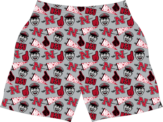 Nicholls Spirit Boy Shorts all-over print
