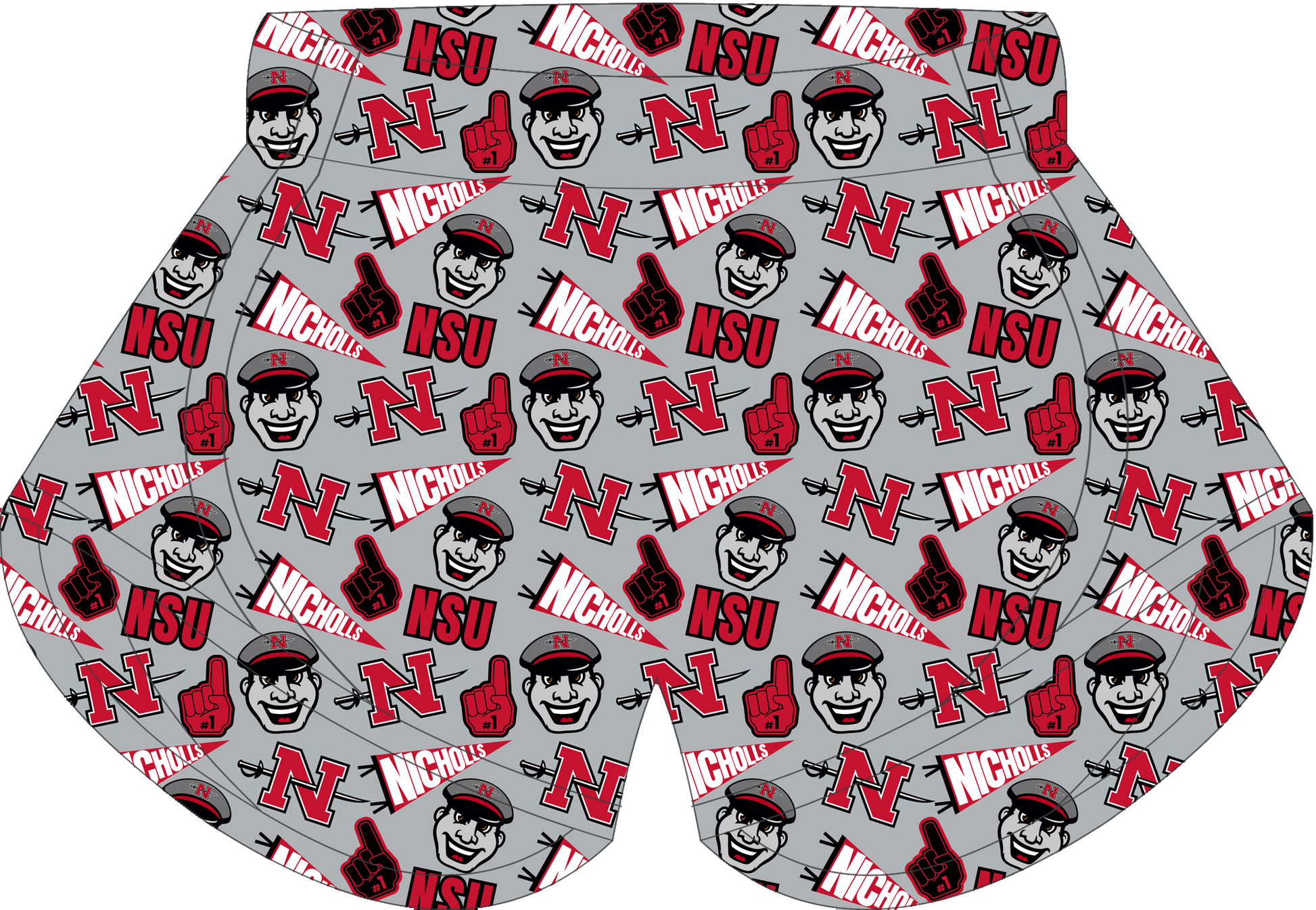 Nicholls Spirit Girls Shorts all-over print