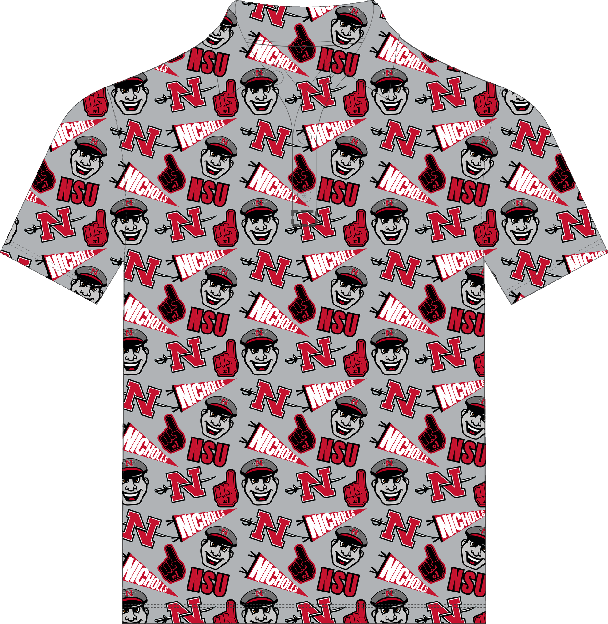 Nicholls Spirit Polo all-over print