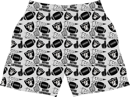 Raiders Spirit Boy Shorts all-over print