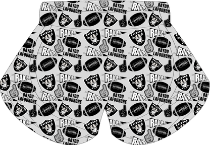 Raiders Spirit Girls Shorts all-over print