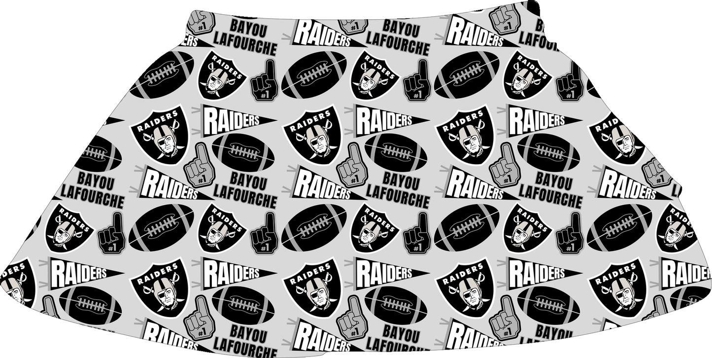 Raiders Spirit Skirt all-over print