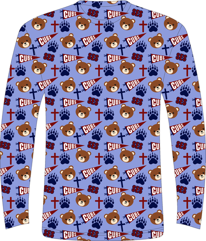St. Elizabeth Spirit LS Tee all-over print