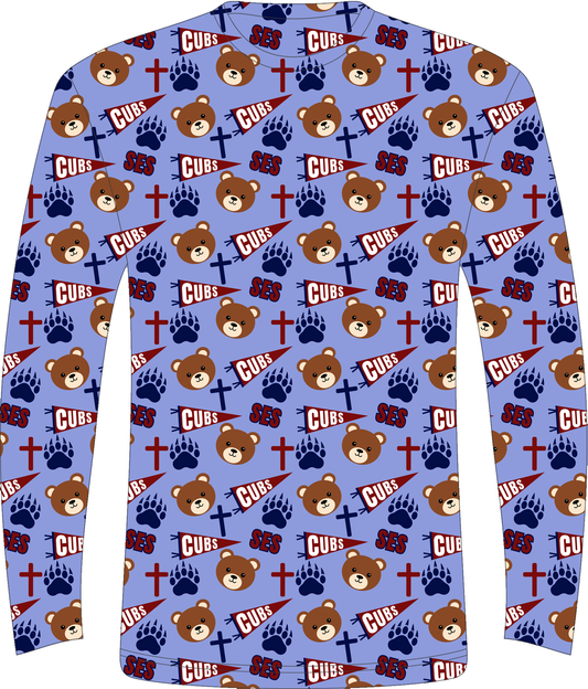 St. Elizabeth Spirit LS Tee all-over print