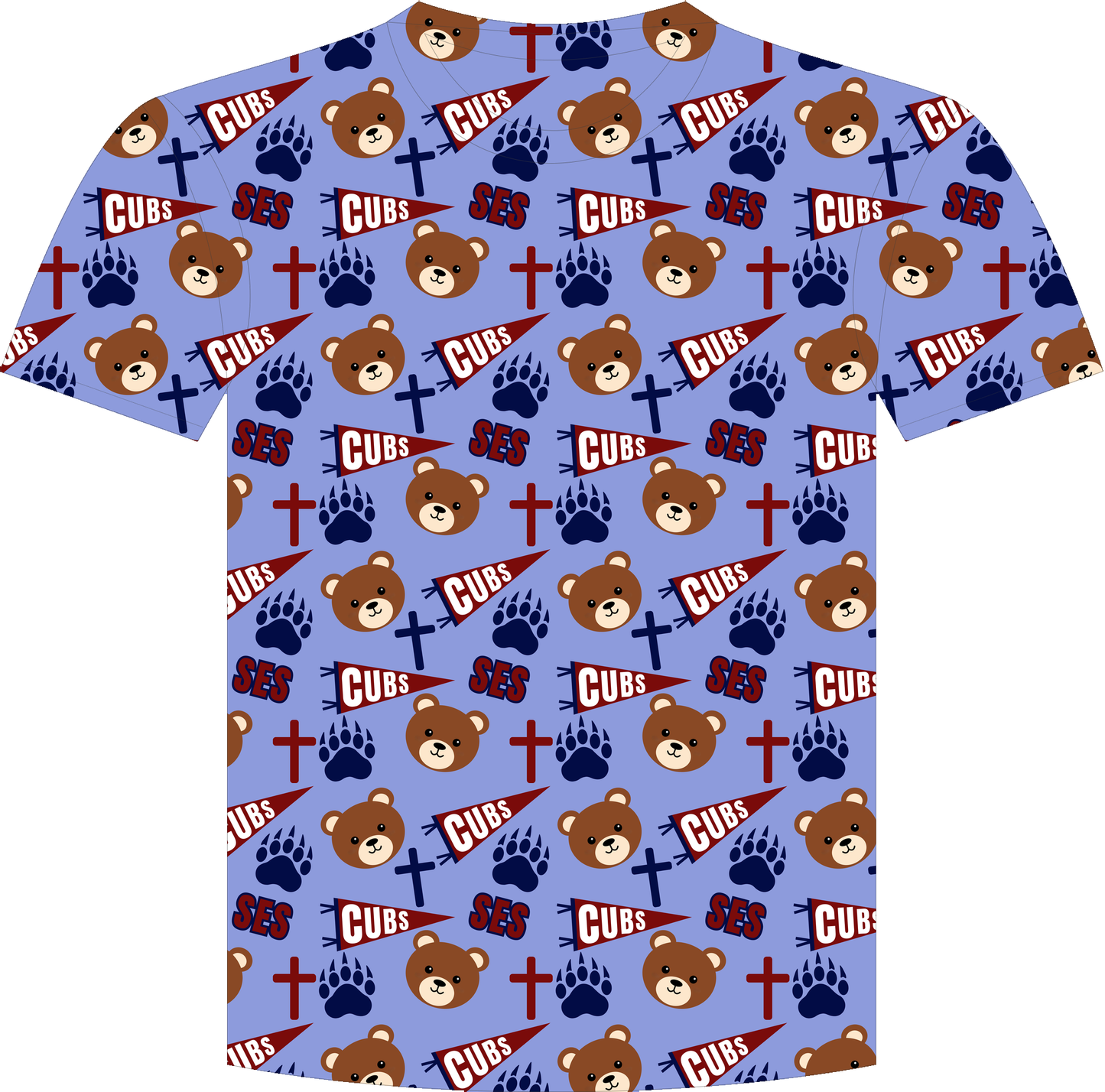 St. Elizabeth Spirit SS Tee all-over print