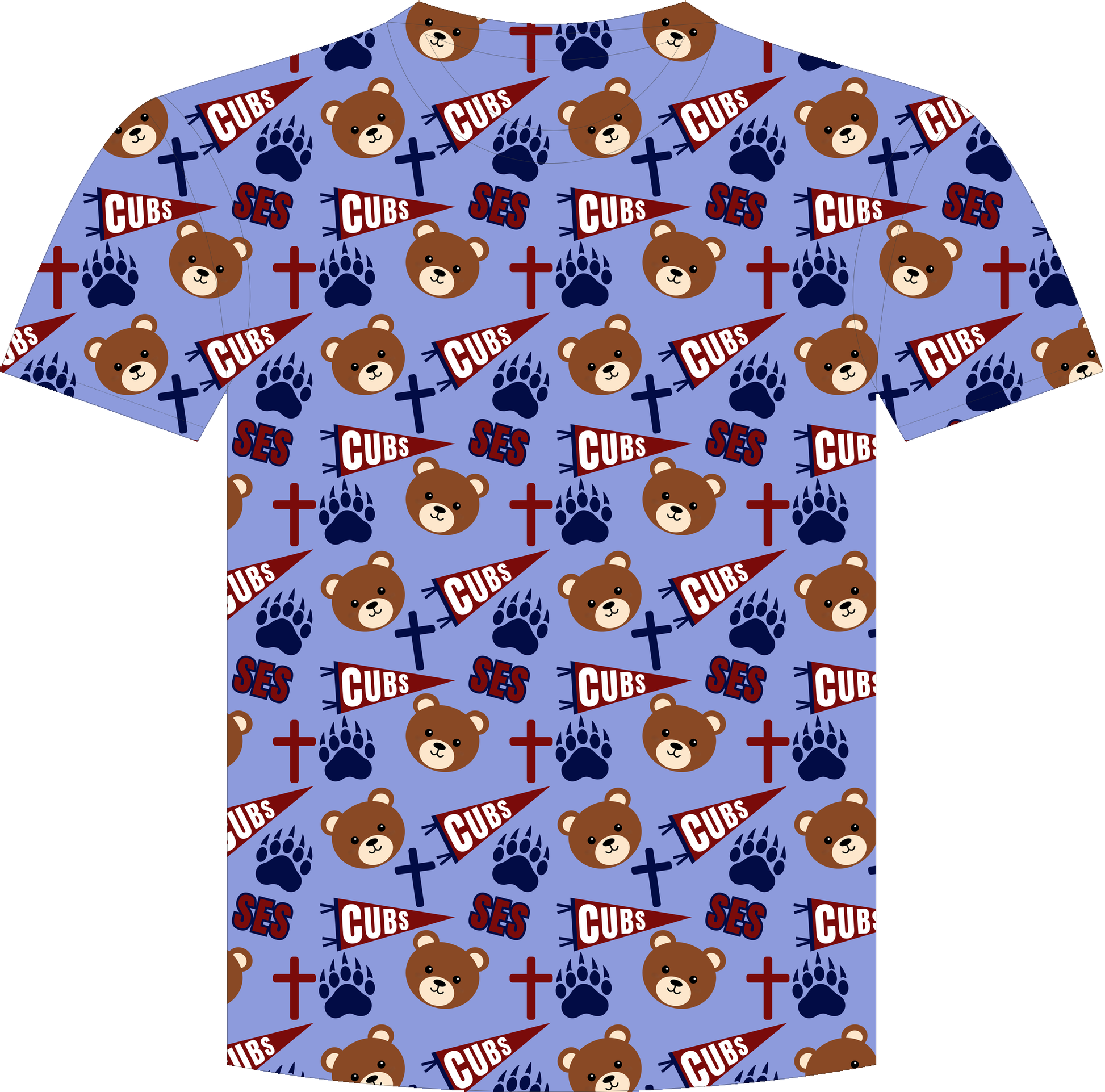 St. Elizabeth Spirit SS Tee all-over print