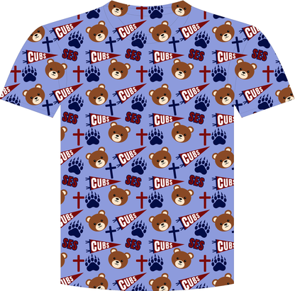 St. Elizabeth Spirit SS Tee all-over print