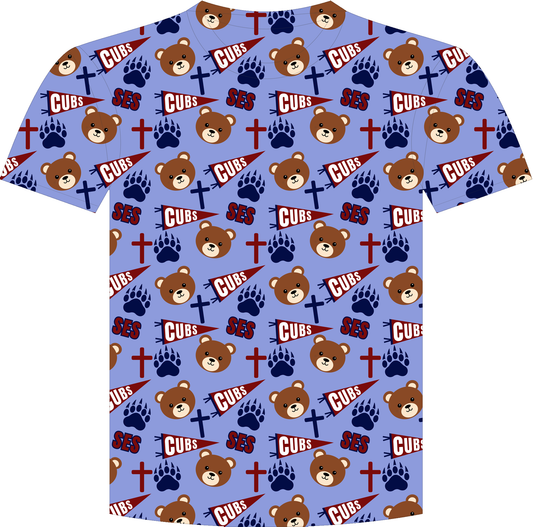 St. Elizabeth Spirit SS Tee all-over print