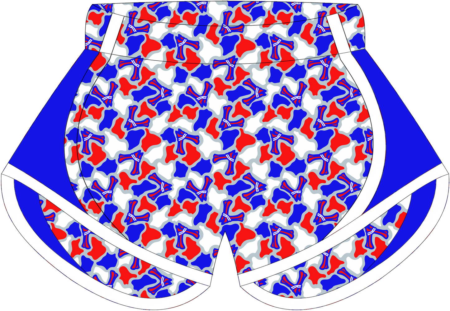 Voodoo Logo Camo Girls Shorts