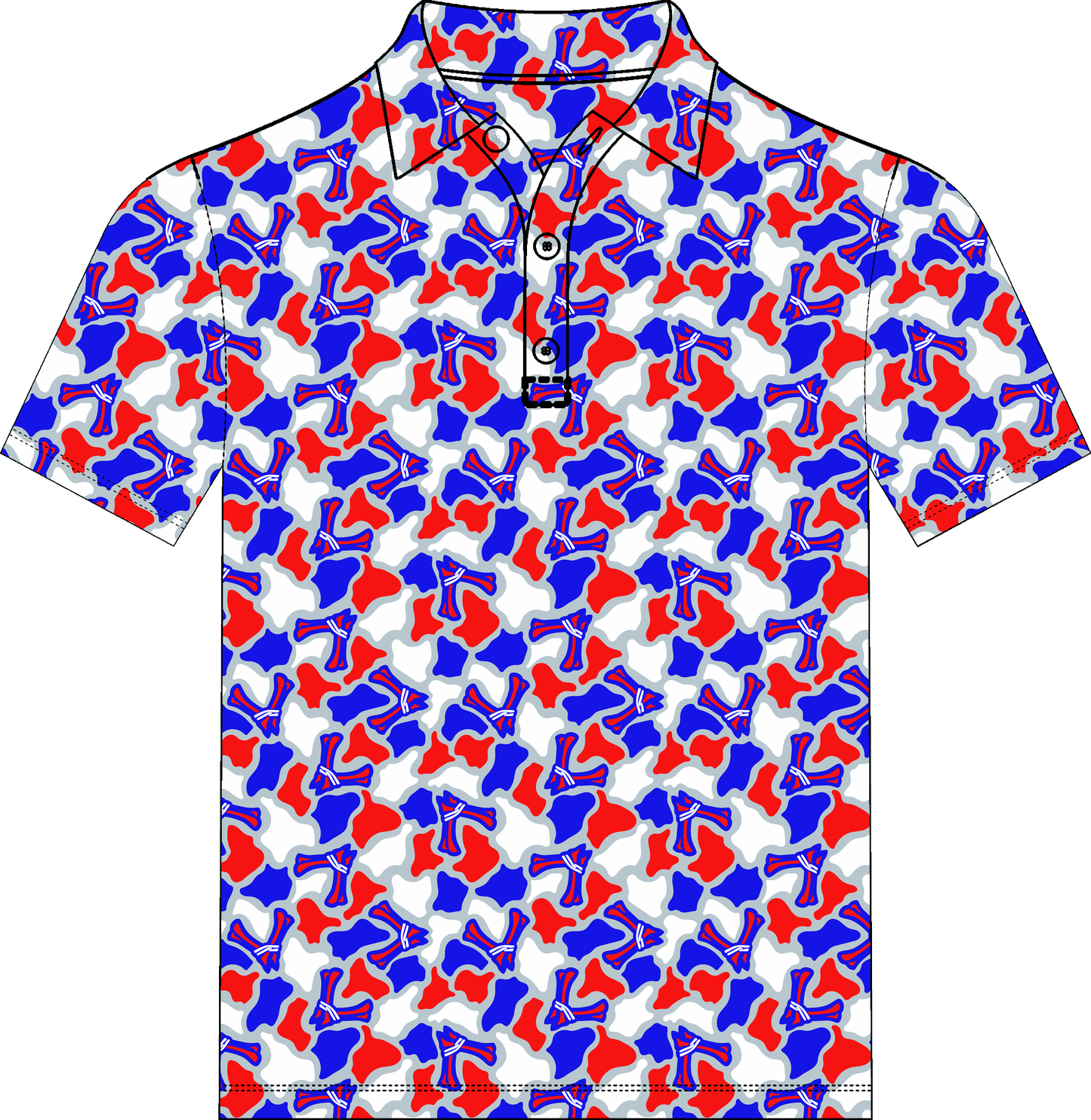 Voodoo Logo Camo Polo