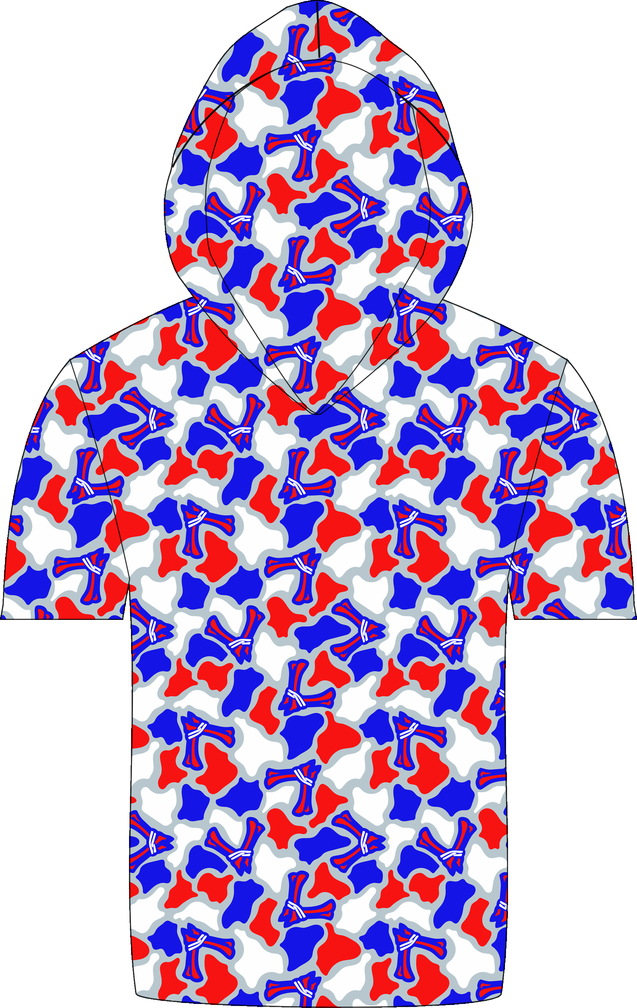 Voodoo Logo Camo SS Hooded Shirt
