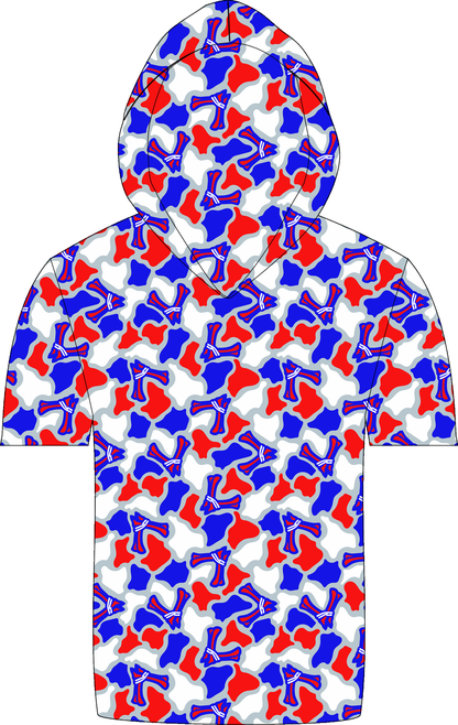 Voodoo Logo Camo SS Hooded Shirt